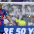 Un art provocateur avant le Clásico. Un graffiti représentant Yamal et Mbappé est apparu dans les rues de Barcelone
