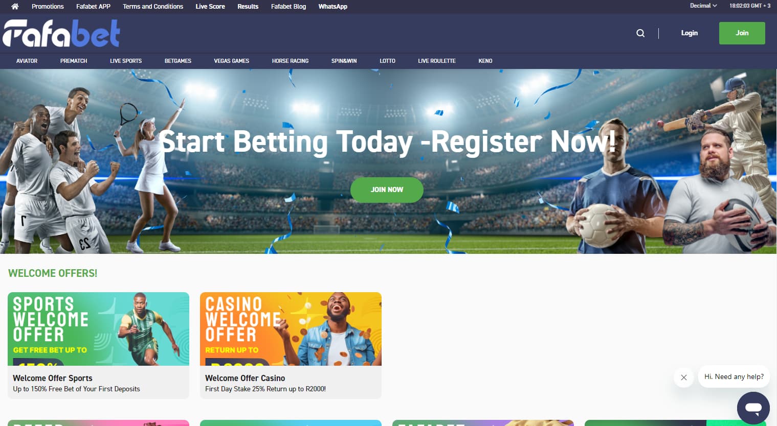 Fafabet login