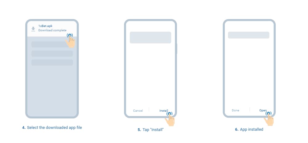 How to install the Android mobile application