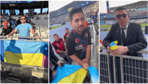 UEFA responded to the scandal with the Ukrainian flag at the Champions League final