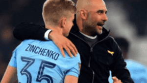 Zinchenko told why Guardiola recently called him