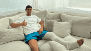 Courtois spoke about his serious injury