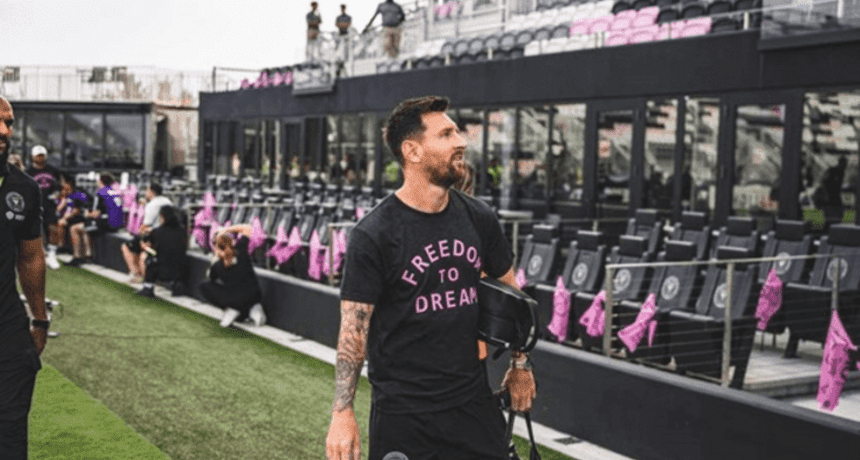Messi continues to score in the USA
