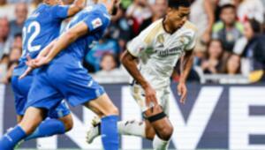 Real Madrid wins a willful victory in the match against Getafe