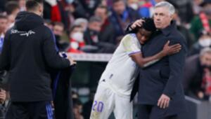 Carlo Ancelotti talks about Vinicius' recovery