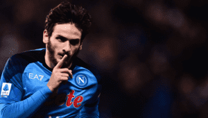 Khvicha Kvaratskhelia named the favorite in the fight for the Golden Ball