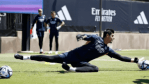 Already without crutches. Courtois spoke about recovery from serious injury