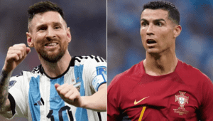 Ronaldo approaches Messi's record