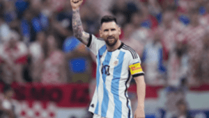 An Israeli citizen recorded a video message to Messi