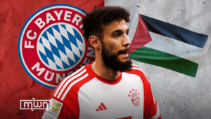 Bavaria issued an official statement on Mazraoui, who supporting the Palestinians