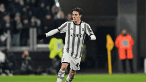 The Juventus defender dedicated the victory over Milan to the controversial Fagioli