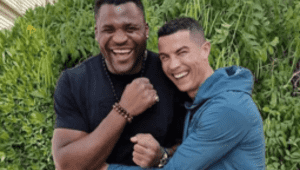Ronaldo gave fighter Ngannou a watch worth 100 thousand euros
