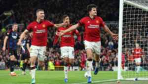 UEFA Champions League. Maguire scores the winning goal for Man United, Onana saved the penalty