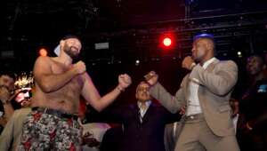 Fury was knocked down but beat Ngannou by split decision