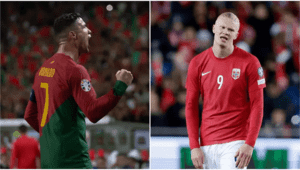 Beat Ronaldo. Haaland became the top scorer in 2023