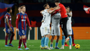 "We have maintained our residence in La Liga". Girona coach speaks about victory over Barcelona