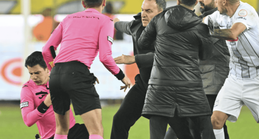 The referee who had been beaten after the match in Turkey made a loud statement