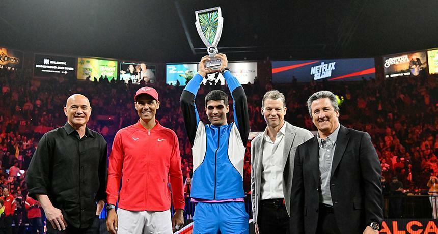 It was spectacular. Alcaraz defeats Nadal in an exhibition match in Vegas