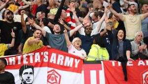 Arsenal fans distinguished themselves with an ugly act on the eve of the Tottenham v Man City match