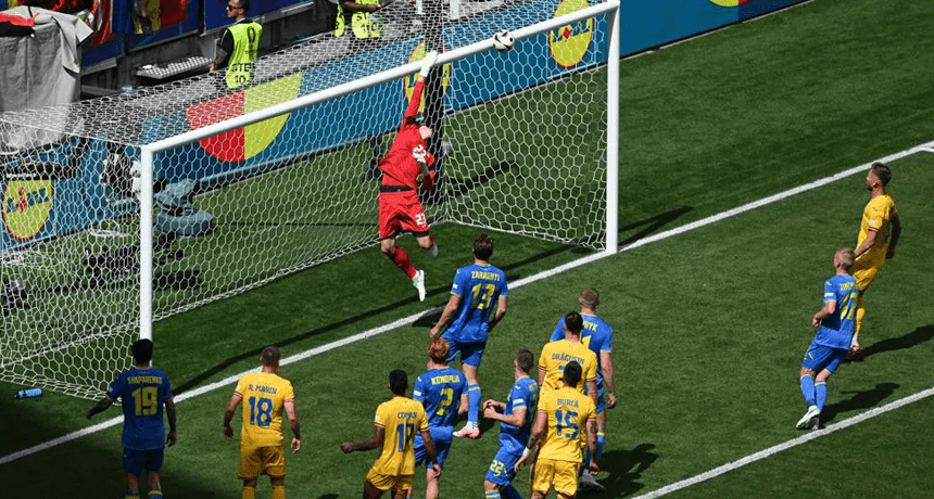 Romania crushed Ukraine and won a Euro match for the first time in 24 years