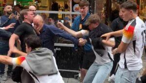 England and Germany fans clashed after yesterday's Euro 2024 quarter-final