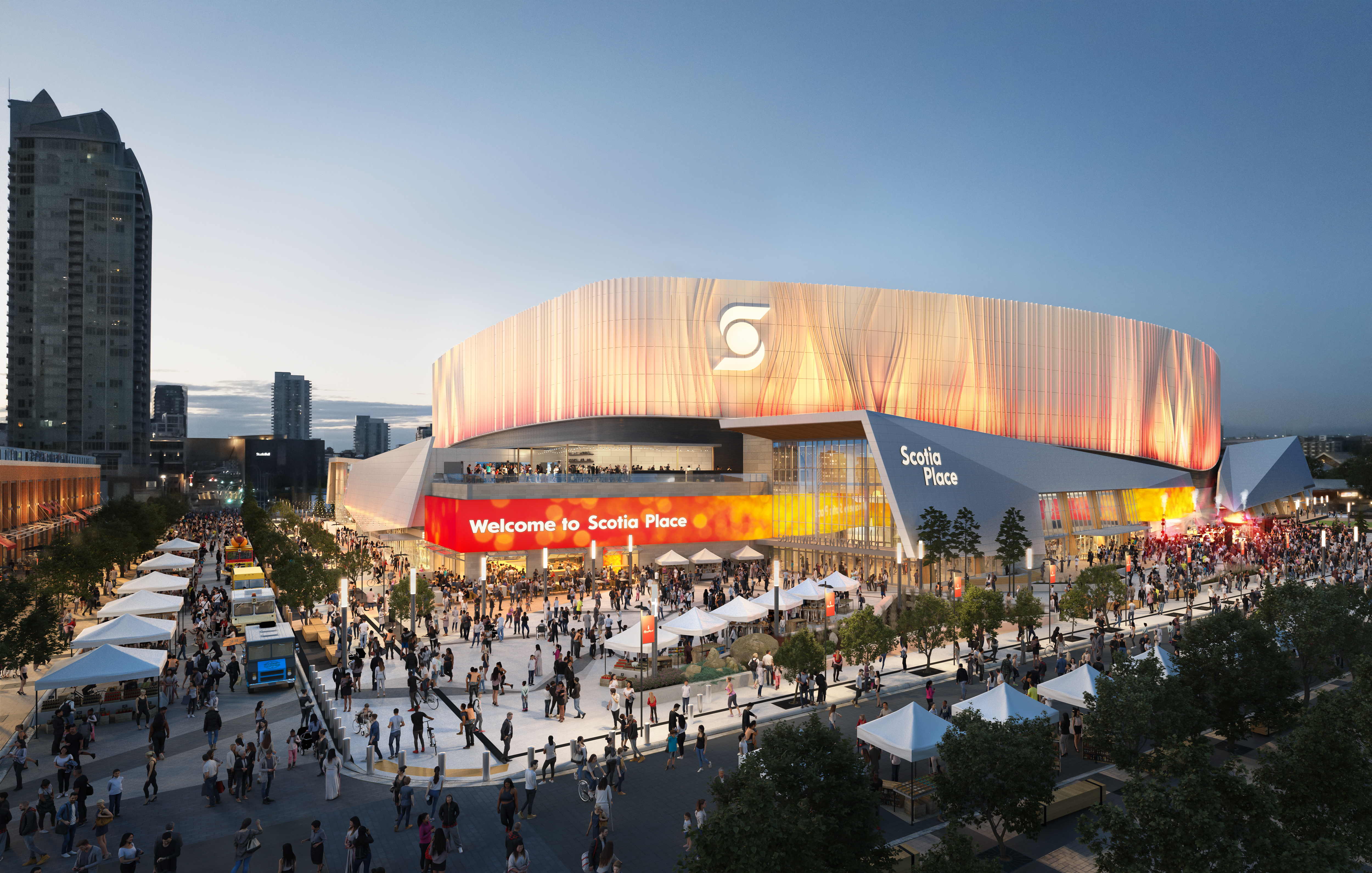 The cost is 800 million. A new hockey arena to be built in Calgary