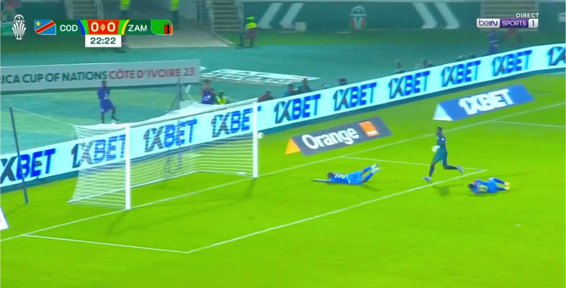 Chaos at a AFCON match