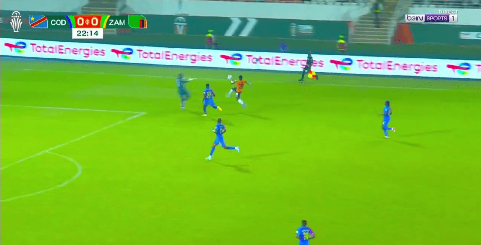 Chaos at a AFCON match