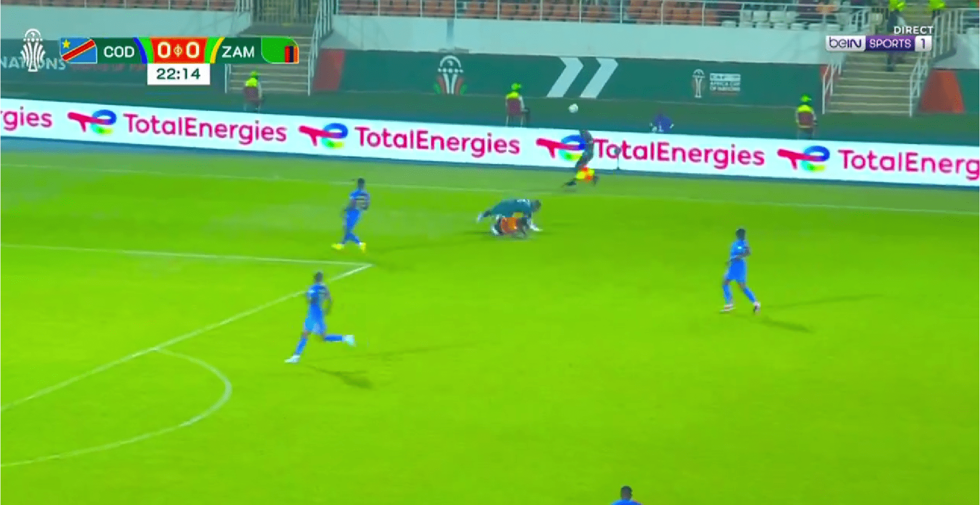 Chaos at a AFCON match