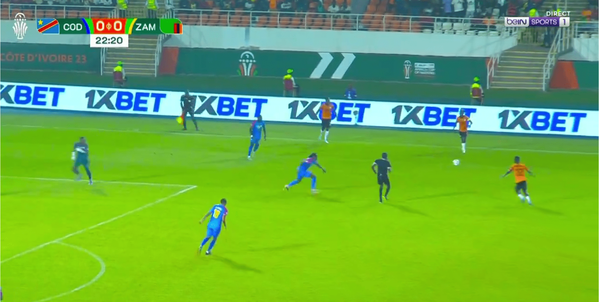 Chaos at a AFCON match