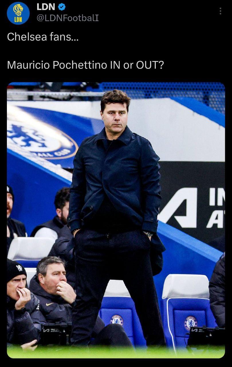 Chelsea fans' response to the tenth league defeat