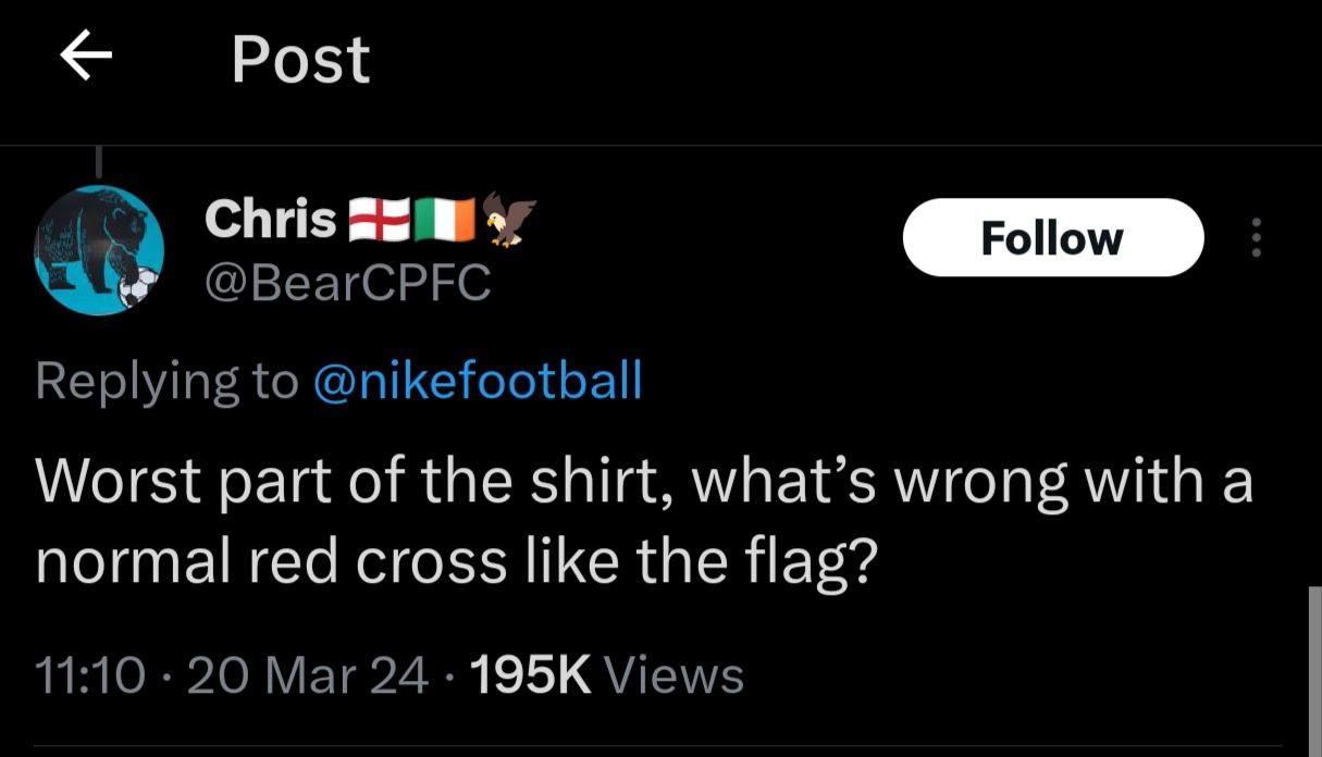 reaction to the form